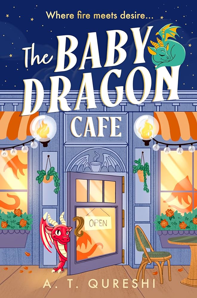 Book Cover for The Baby Dragon Cafe by A.T Quershi